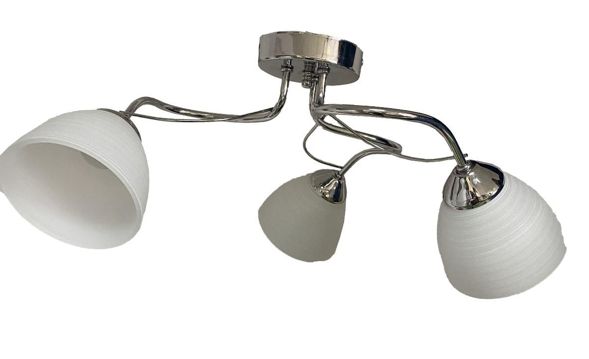 PLATO CHANDELIER 3xE27 CHROME