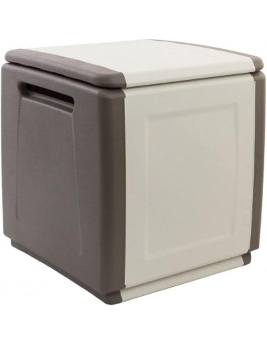 PVC CRATE BEIGE 54X53X57CM 130 LITERS
