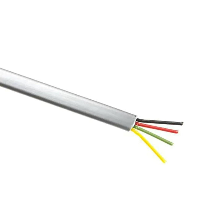 PLUG CABLE 100V 4X0.14MM2 WHITE 10M