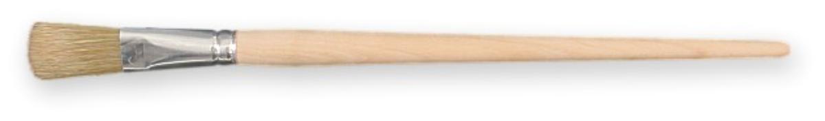 BRUSH WHITE HAIR WOODEN HANDLE SIZE 12