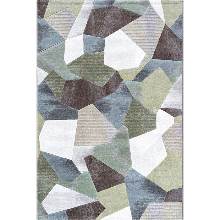 ARGENTUM CARPET 3D FIGURES GREEN 200X290S