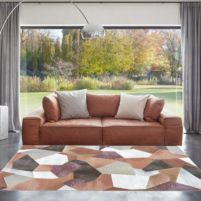 CARPET ARGENTUM 3D FIGURES ORANGE 200X29
