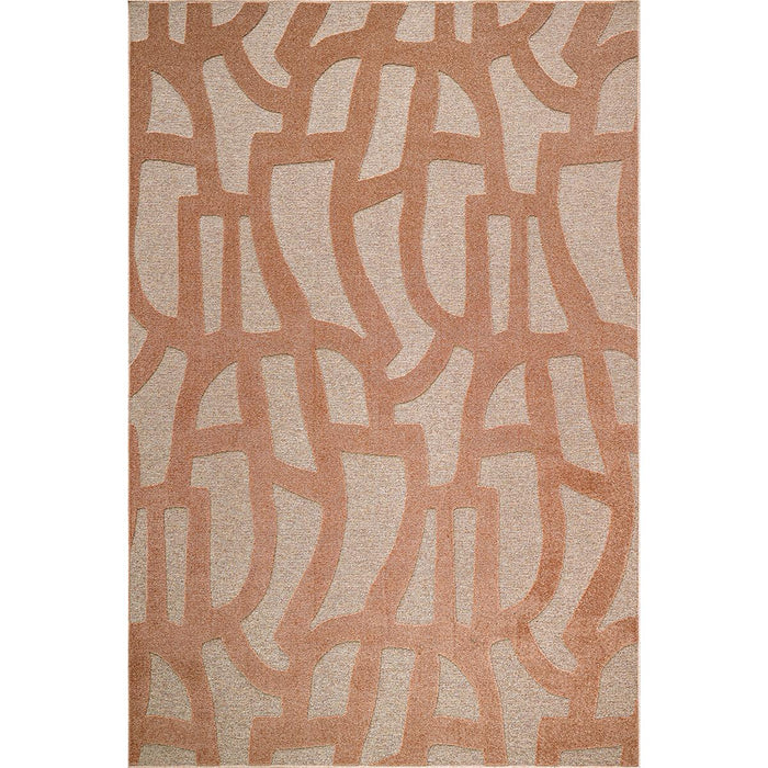 ORANGE STRIPED TWIDE CARPET 200X290 CM