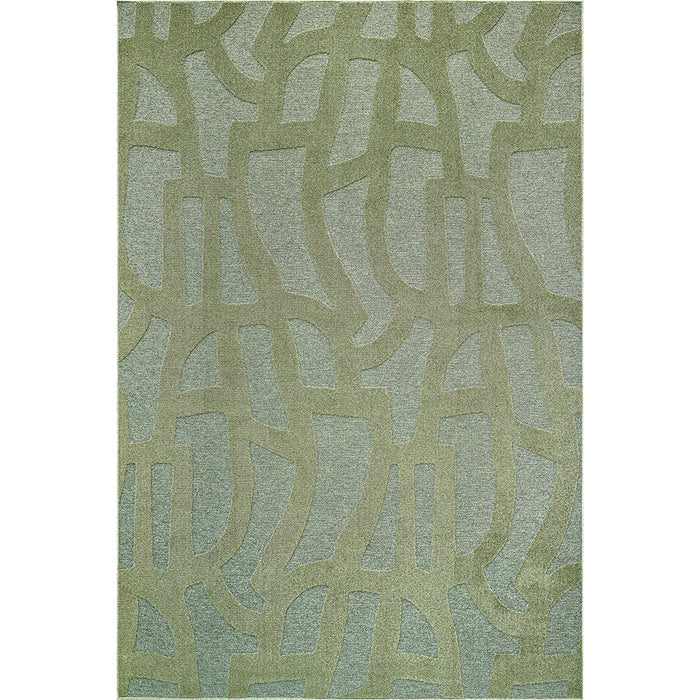 CARPET Tweed STRIPES GREEN 160X230 CM