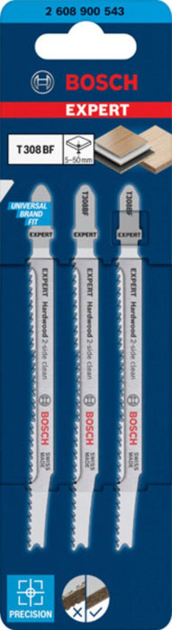 KNIVES FOR WOOD T308BF 3PCS BOSCH EXPERT