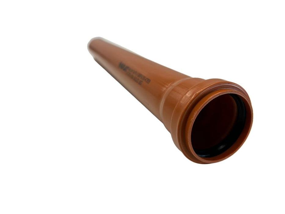PIPE PVC Ф50/1.6 MUFFLED 50CM ORANGE