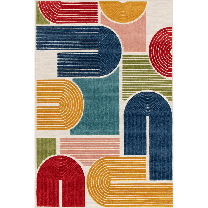 CARPET MAMBO COLORED FIGURES 160X230 CM