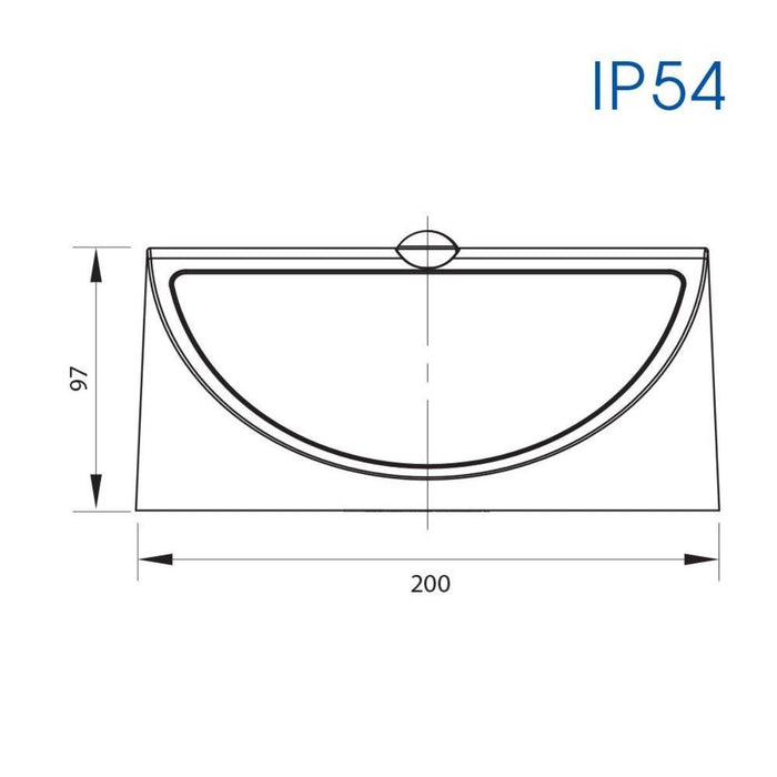 LED SOLAR FLUID LORNO WITH SENSOR IP54
