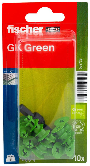 DOWEL NYLON GYPSUM CARDBOARD GKGRK 10PCS