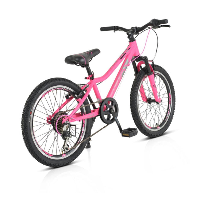 BYOX 20 7SK STEEL PINK BICYCLE