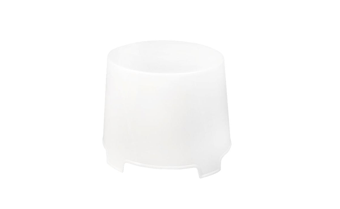 TABLE LEM 41X35X38CM WHITE