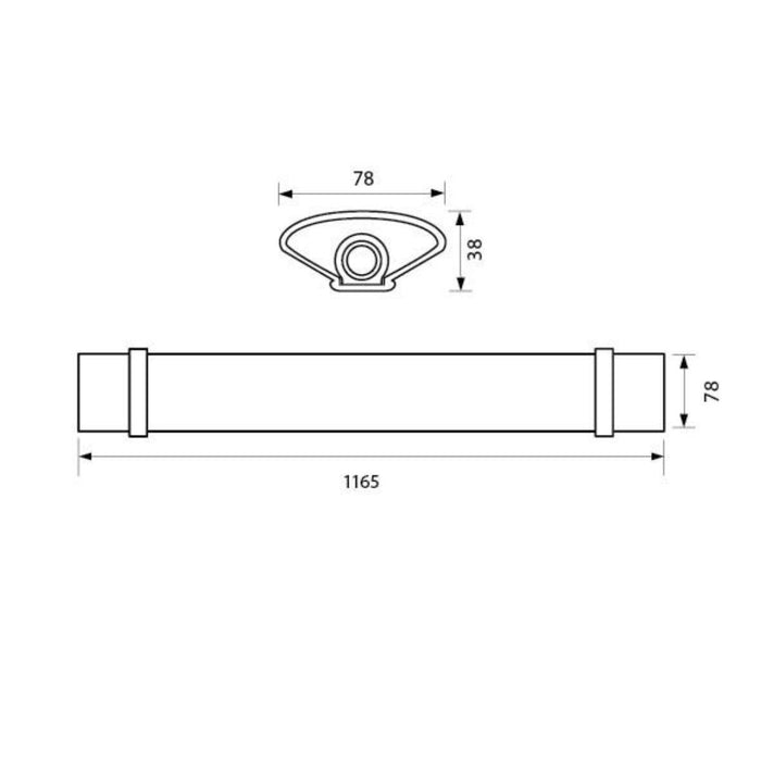 LED LIGHT KENT 36W 3060LM IP65 120CM