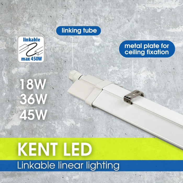LED LIGHT KENT 45W 3825LM IP65 150CM