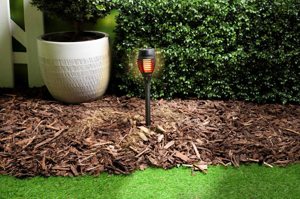 SOLAR LAMP LED FLAME EFFECT 47.5CM