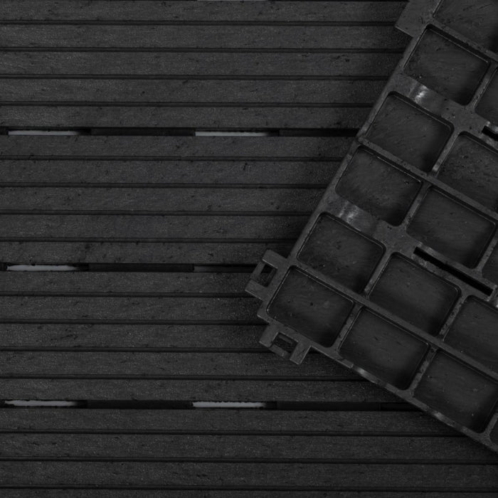 DECKING TILE COSMO GRAPHITE 30X30CM 6PCS