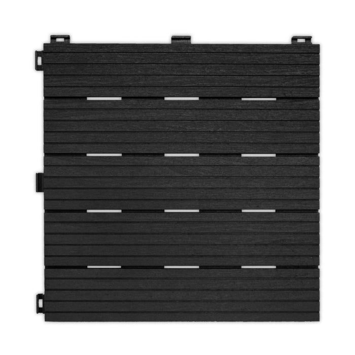DECKING TILE COSMO GRAPHITE 30X30CM 6PCS