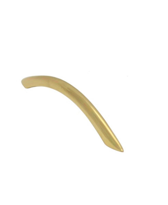 FURNITURE HANDLE 64 MM ARC BRASS 201