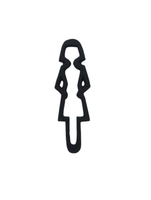 SYMBOL WOMAN ALUMINUM - BLACK