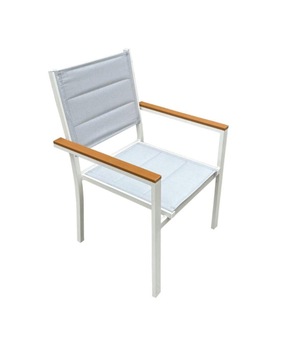 METAL CHAIR TRON WITH TEXTILE 61x57x88 CM