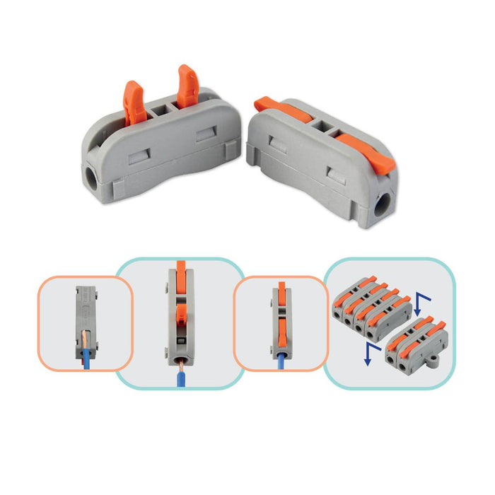 QUICK CONNECTOR 1P/1X0.2-4MM2 COMMEL
