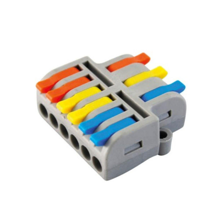 QUICK CONNECTOR 3P/6X0.2-4MM2 COMMEL
