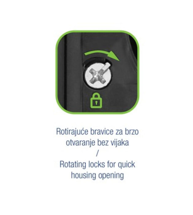 SERIAL KEY IP55 ANTHRACITE COMMEL
