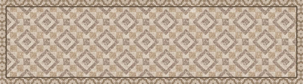 VINYL MAT 50/180CM RHOMBE BEIGE