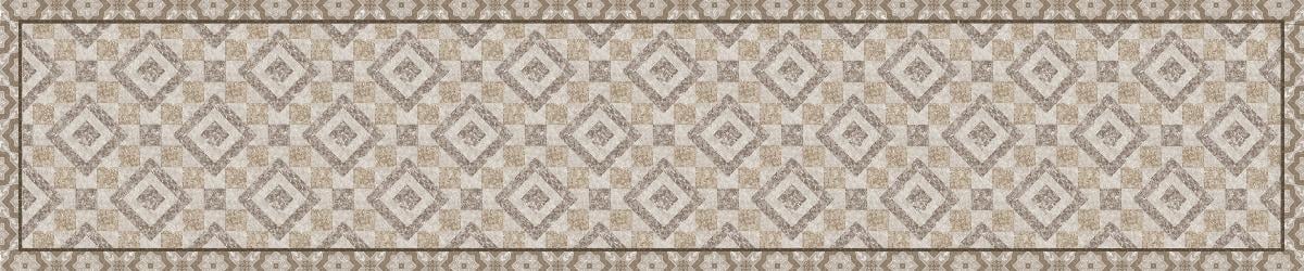 VINYL MAT 50/240CM RHOMBE BEIGE