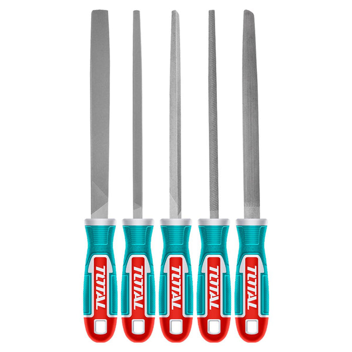 SET OF METAL FILES 200MM 5PCS TOTAL