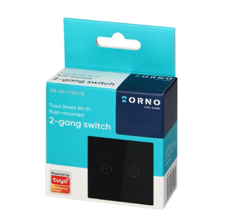 TUYA SMART WI-FI BLACK TWO-POLE SWITCH
