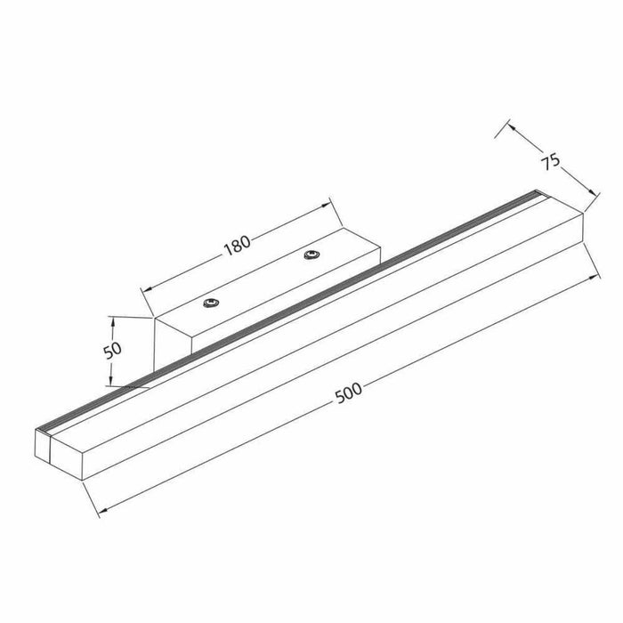 LED BATHROOM LIGHTING DAFNE BLACK