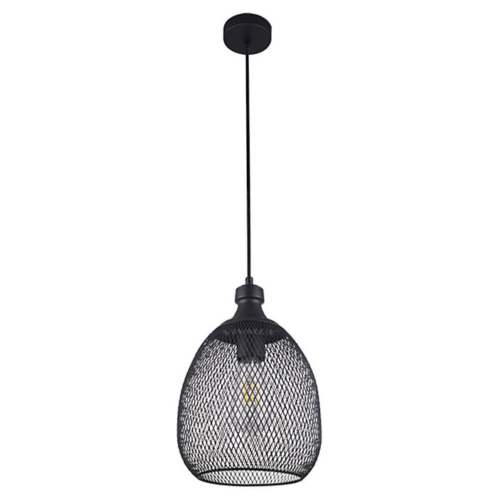 PENDANT LARS 1XE27 NET BLACK SSP602