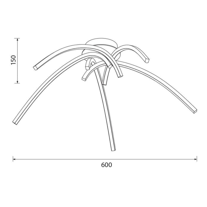LED CEILING LOREIN 36W 3000-4000-6400K