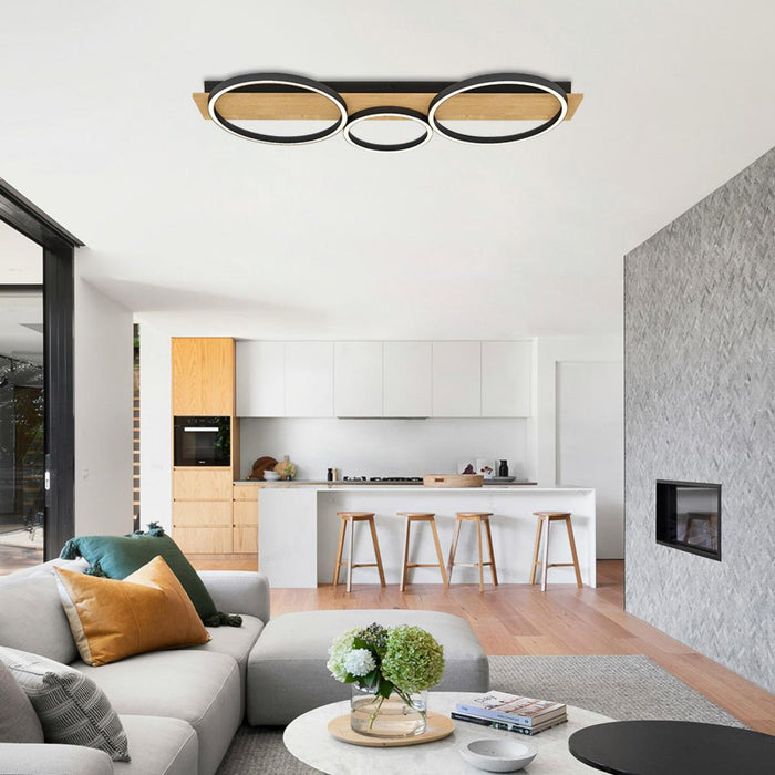 LED CEILING LAMP MATTEO 32W 3000-6400K BLACK