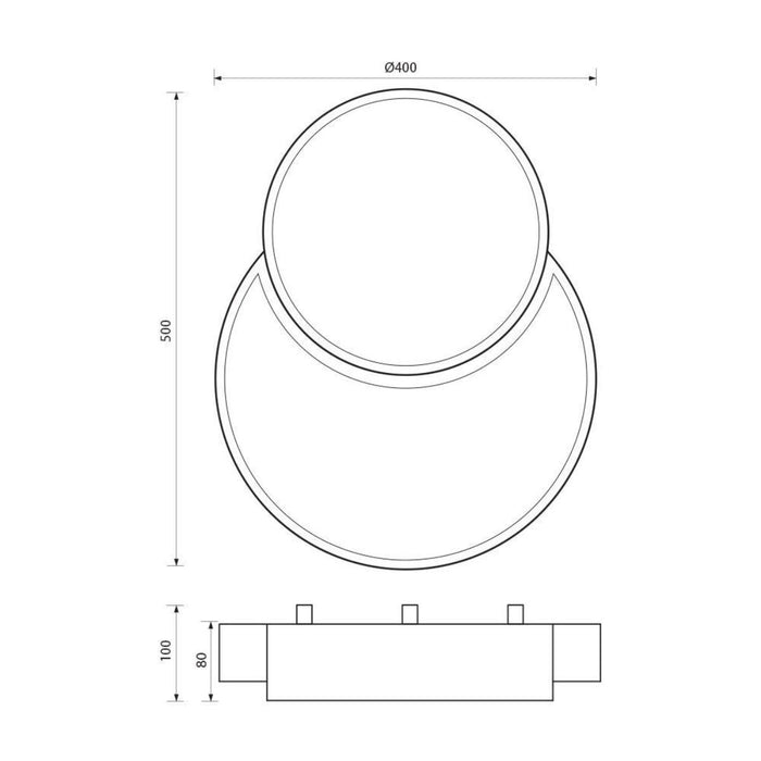 LED CEILING PEBBLE 35W 3000-6000K BQL