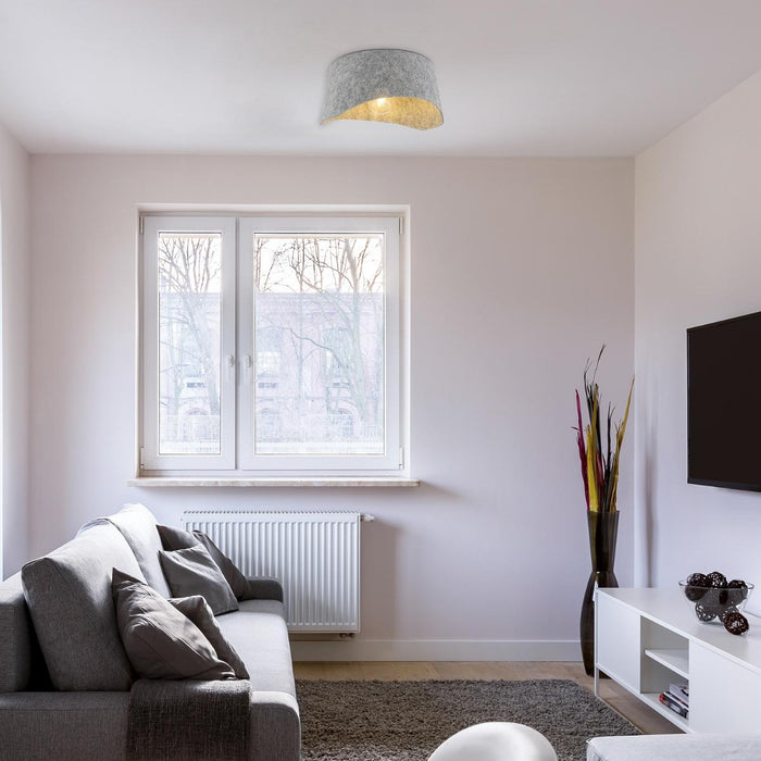 FARELIA CEILING LAMP E27 1XMAX10W D40CM GRAY