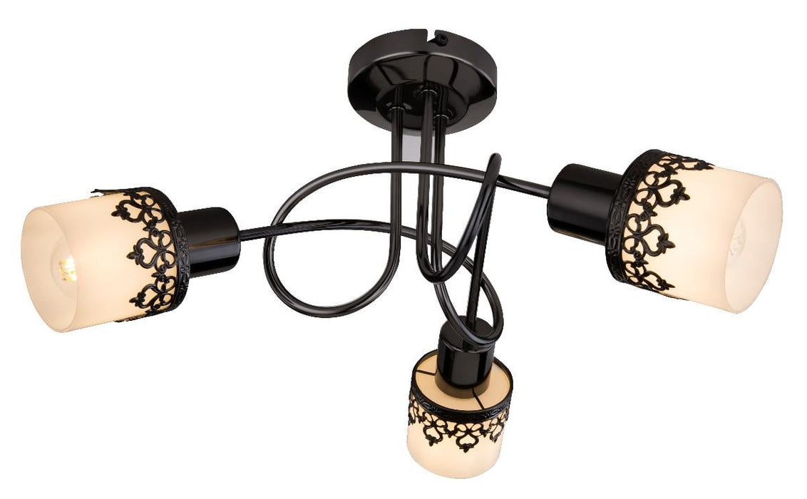 SPOT LACEY E14 3MAX 40W BLACK/WHITE/CHROME
