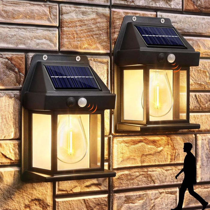 OUTDOOR WALL CABANA SOLAR IP44 BLACK
