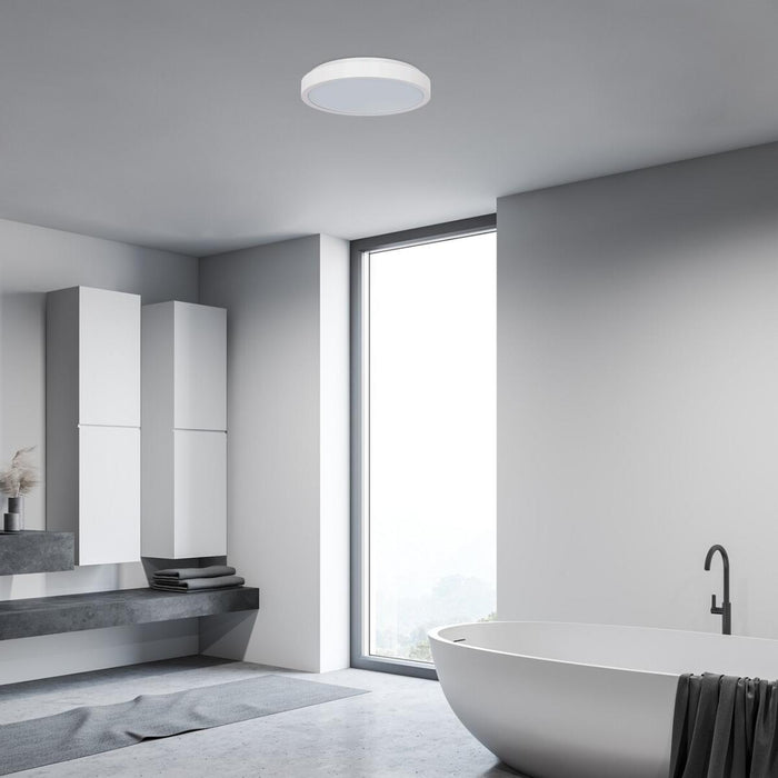 BATHROOM CEILING LIGHT SAMIRA 18W ROUND WHITE
