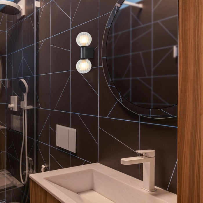 BATHROOM WALL LAMP COLZAR G9 2XMAX3 5W H28CM