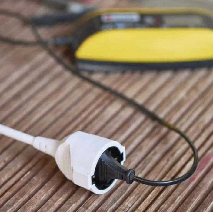 EXTENSION CORD 3 METERS 1 SOCKET 1.5MM² WHITE