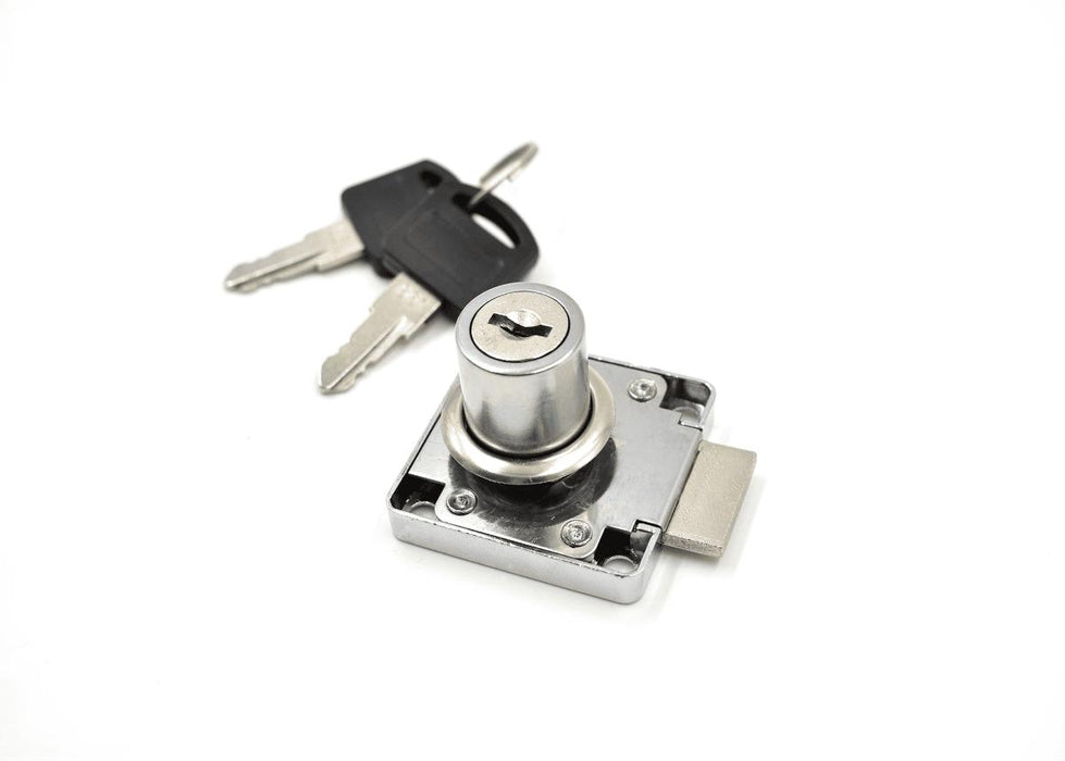 FURNITURE LOCK FOR CABINET 138-22 CHROME
