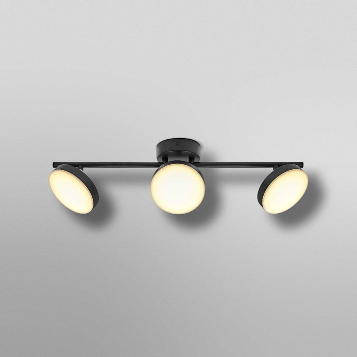 LED SPOTLIGHT MOON 3X16W 3000K BLACK