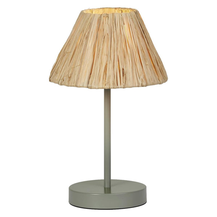 DECOR RAFFIA DESK LAMP E27 BROWN