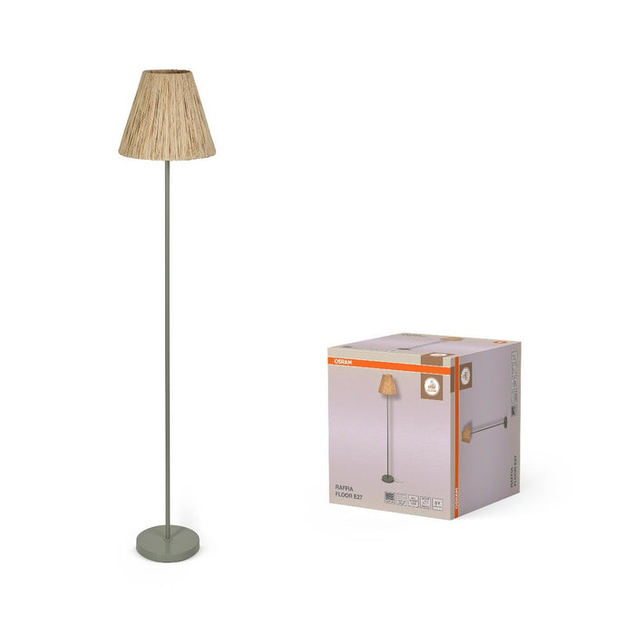 FLOOR LAMP DECOR RAFFIA E27 BROWN