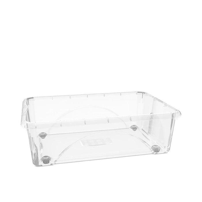BOX WITH WHEELS DUNE 30L TRANSPARENT