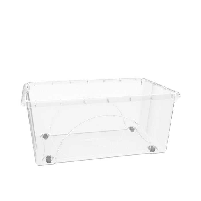 BOX WITH WHEELS DUNE 45L TRANSPARENT