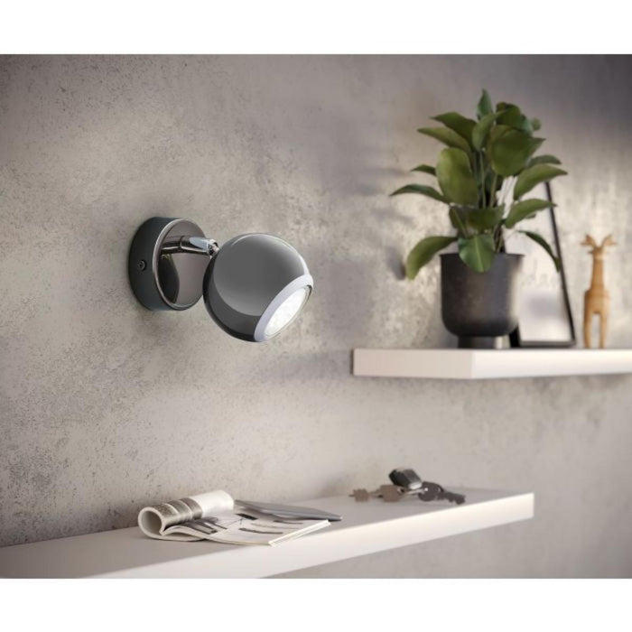 LED SPOT BIMEDA 1XGU10 3000K CHROME
