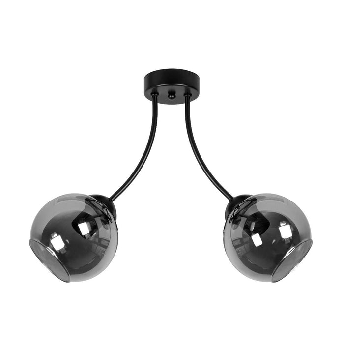 CEILING LAMP LAGO 2XE27 BLACK