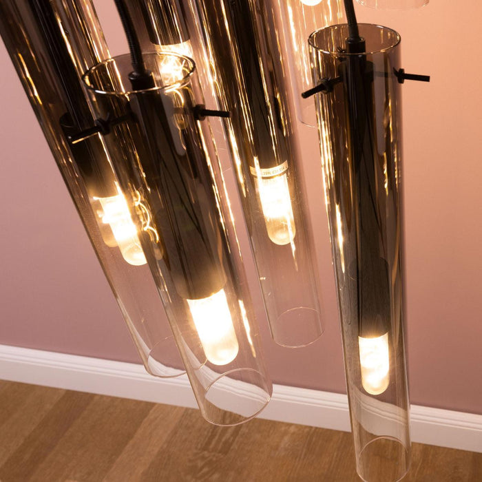 GLASINI CHANDELIER 7XE14 GLASS